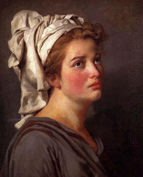 Jacques-Louis David Louis David Portrait Of A Young Woman In A Turban china oil painting image